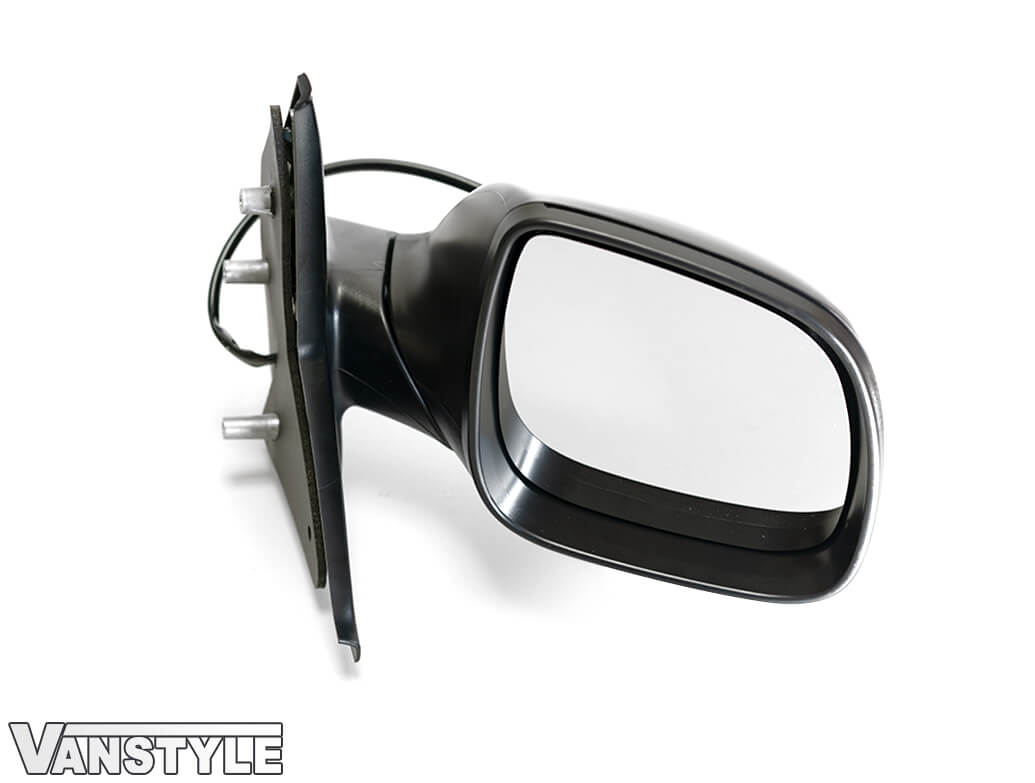 Complete RH Wing Mirror in Textured Black - VW T5.1