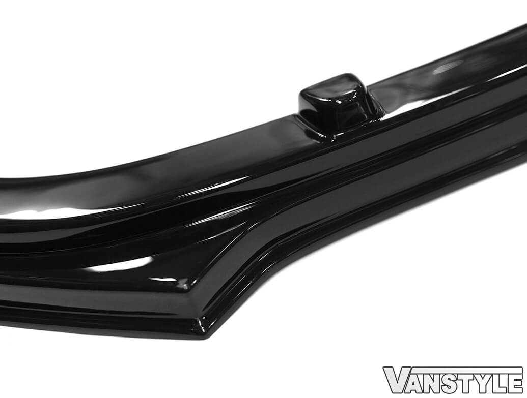 Gloss Black ABS Front Lower Lip Splitter - VW Crafter 17>