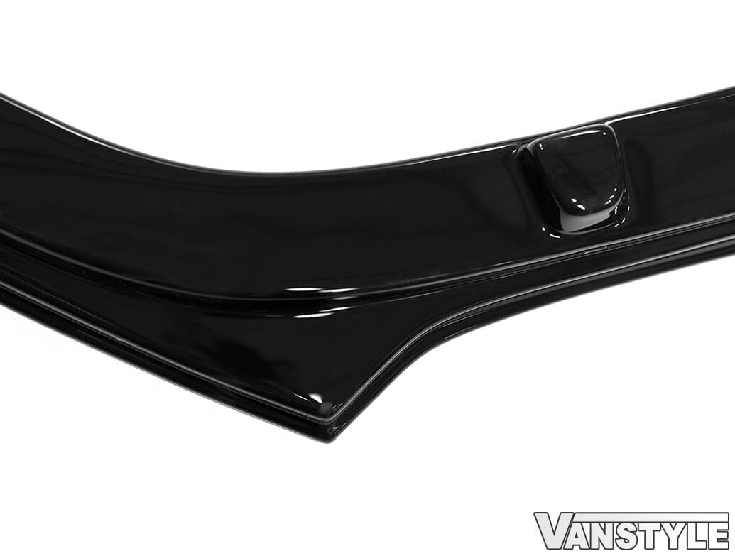 Gloss Black ABS Front Lower Lip Splitter - VW Crafter 17>