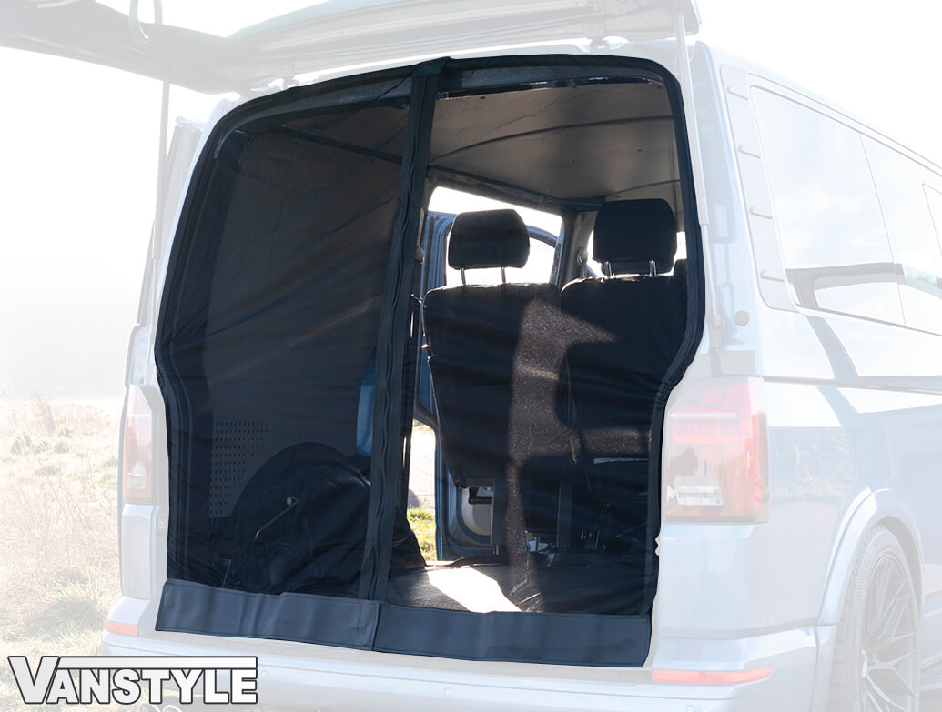 Fitting Tailgate Mosquito Net VW T5 T6 Vanstyle