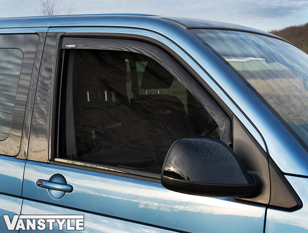 Pair of Fitting Front Cab Mosquito Nets VW T5 T6 Vanstyle