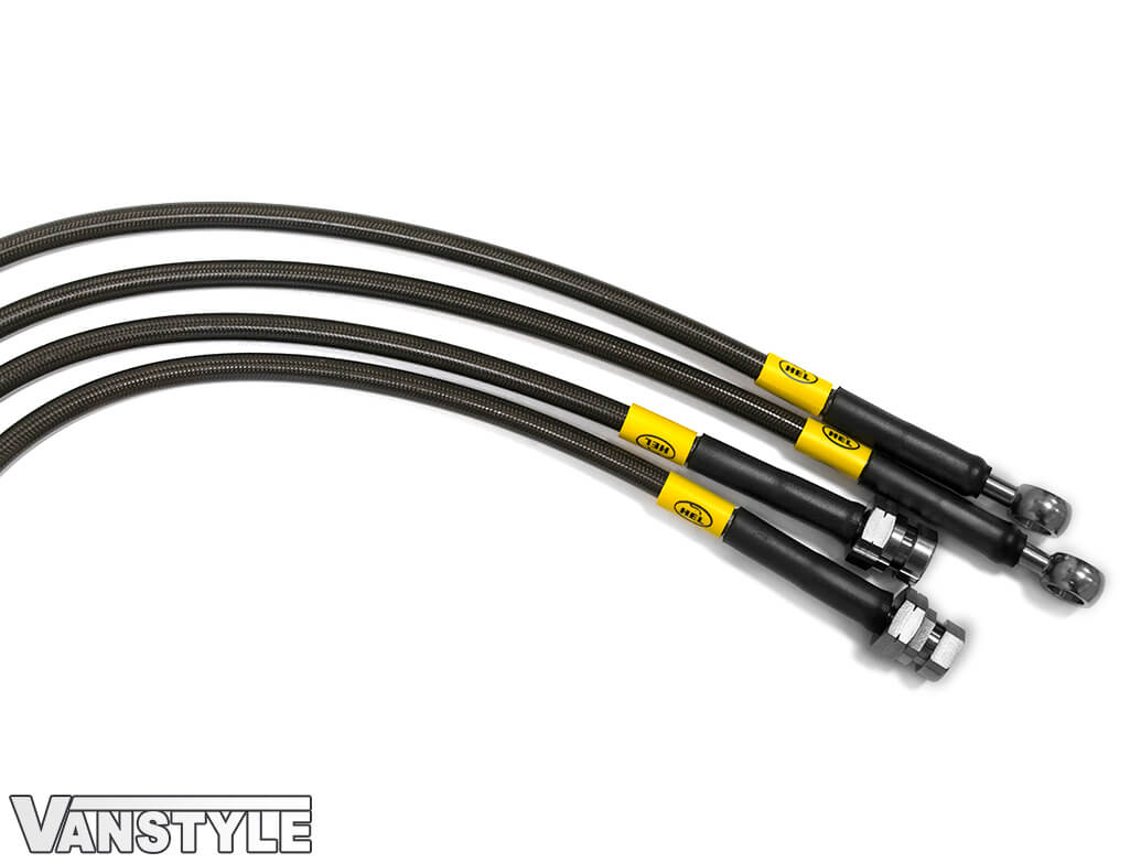 thumbnail image 2 of HEL Stainless Steel Braided Front Brake Lines For Vauxhall Corsa D 1.6 Turbo VXR (2007+) 2 of 6