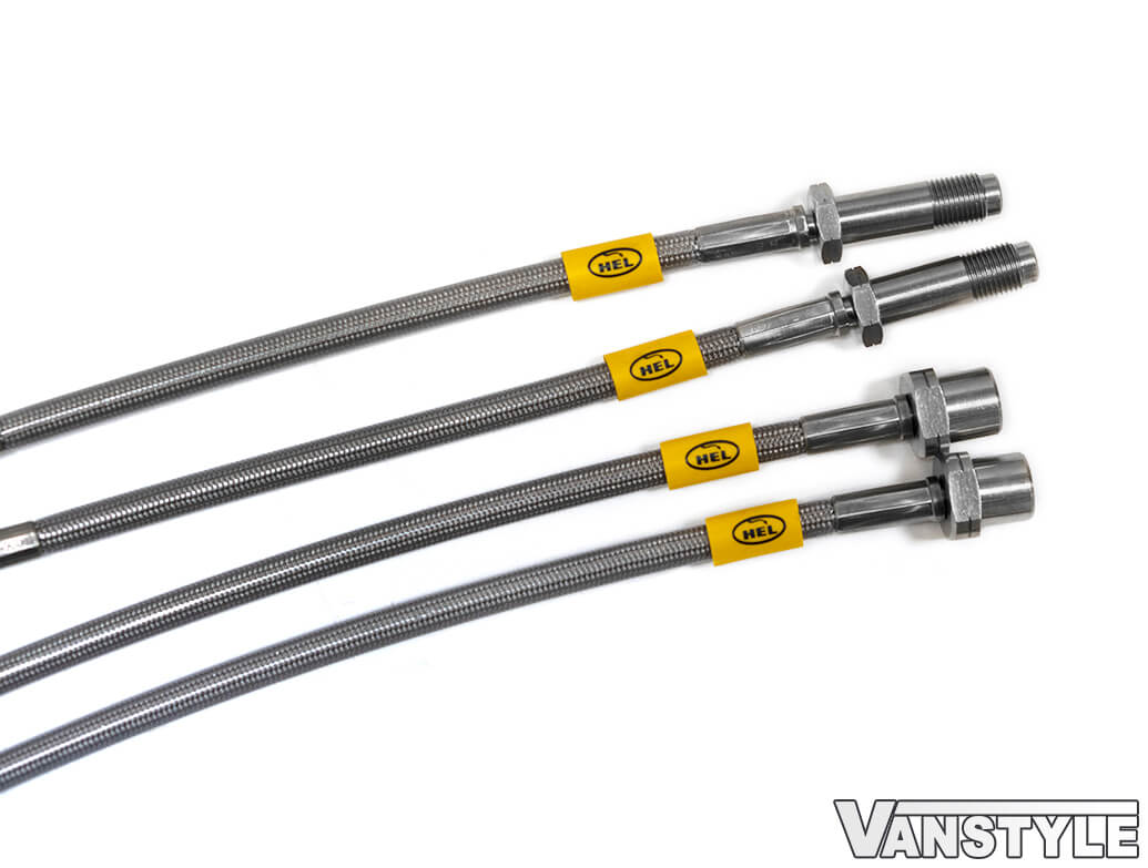 thumbnail image 2 of HEL Stainless Steel Braided Front Brake Lines For Vauxhall Corsa D 1.6 Turbo VXR (2007+) 2 of 6