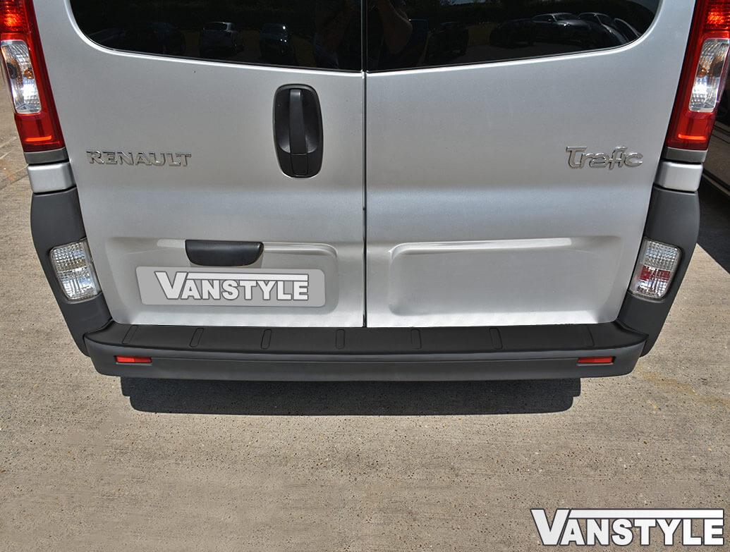 Chrome Rear Bumper Scratch Protector Vauxhall Opel Vivaro 2001-2014 
