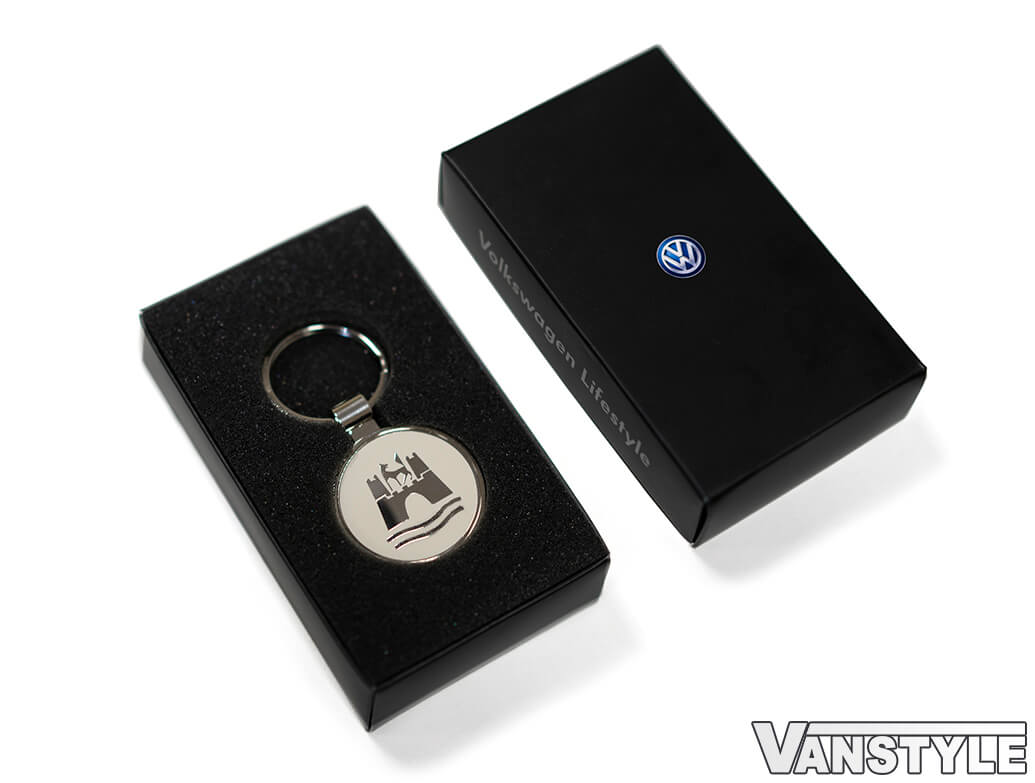 Genuine VW Wolfsburg Key Ring Pendant - Vanstyle