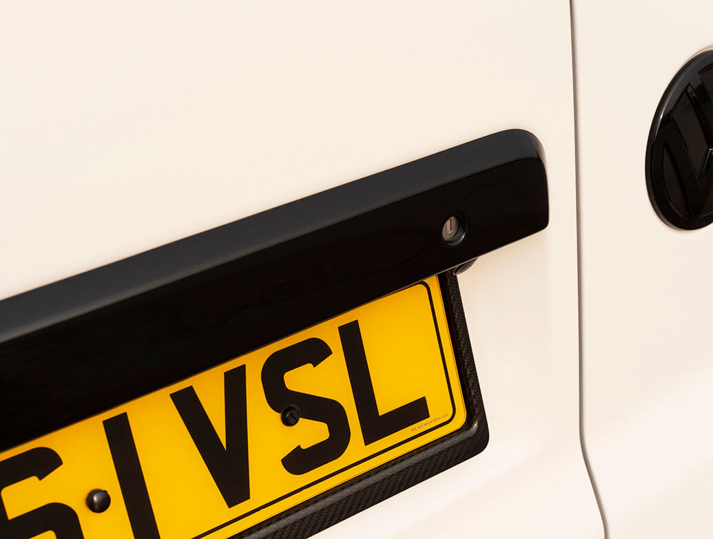 Gloss Black Rear Grab Handle Cover VW T5.1 T6 T6.1 Twin Door Vanstyle