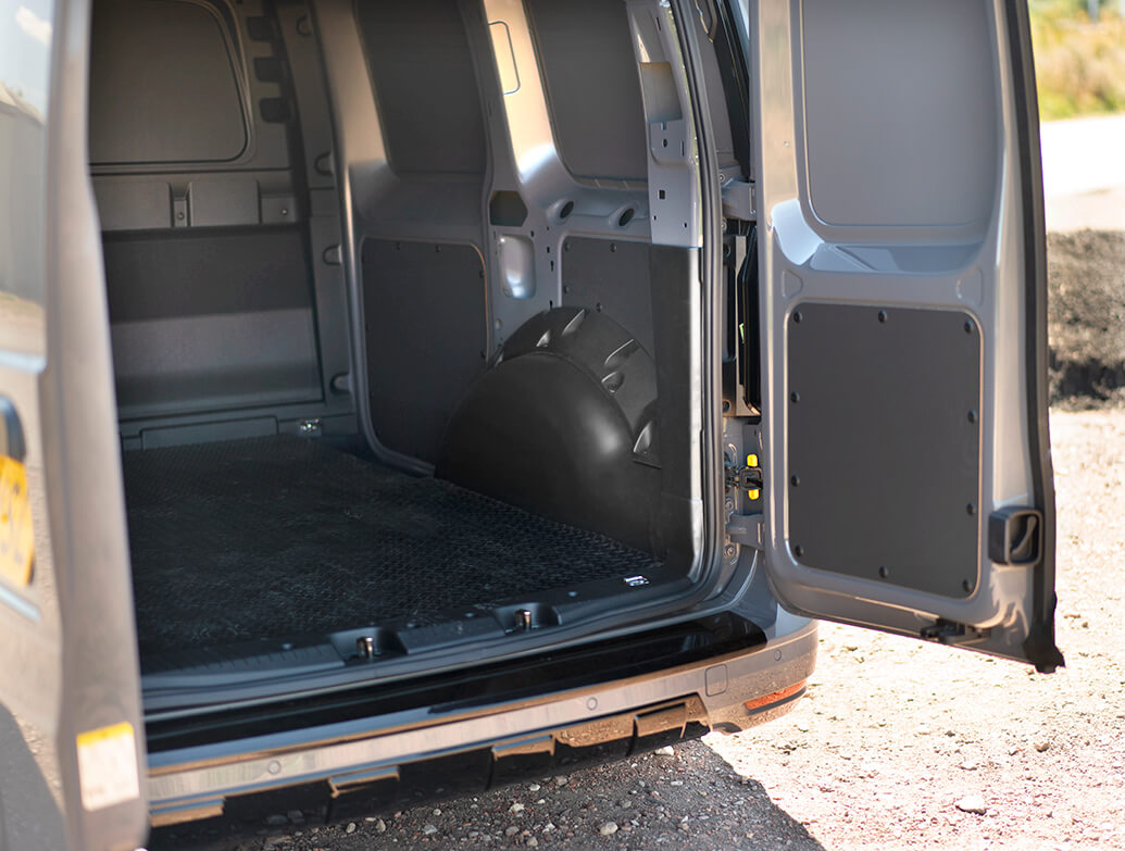 Black ABS Inner Wheel Arch Covers VW Caddy Mk5 21 Vanstyle