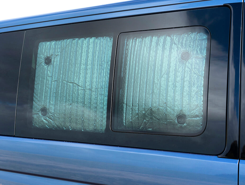 Thermal Blinds Rear 1/4 Window Set - VW T4 Transporter 90>03 SWB