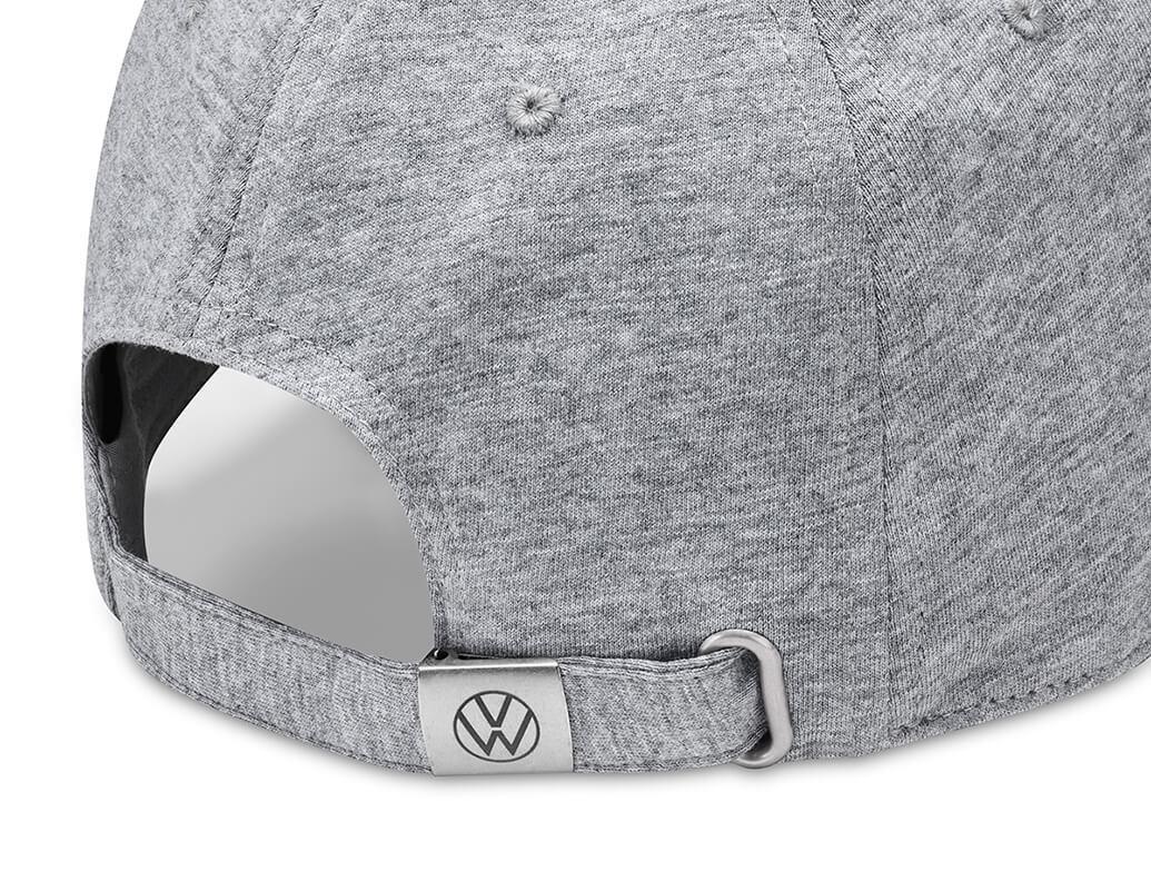 Genuine VW 3D Logo Grey Baseball Cap - One Size