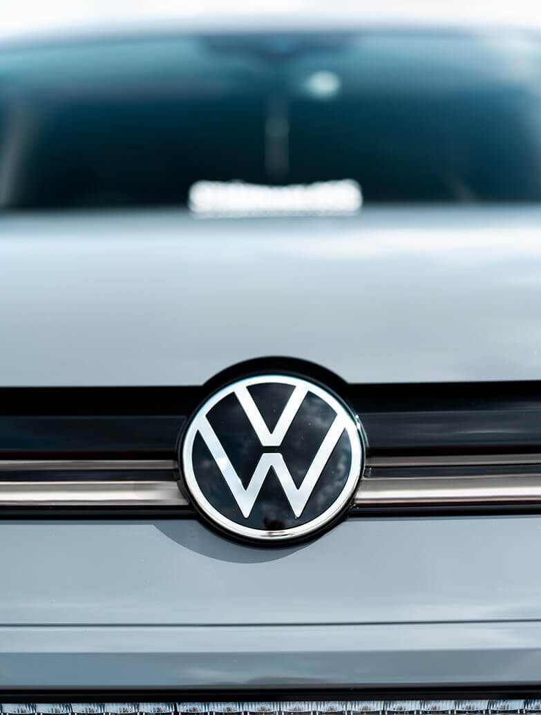 VW Caddy Mk5 21 Chrome Upper Grille Trims 2Pc Vanstyle