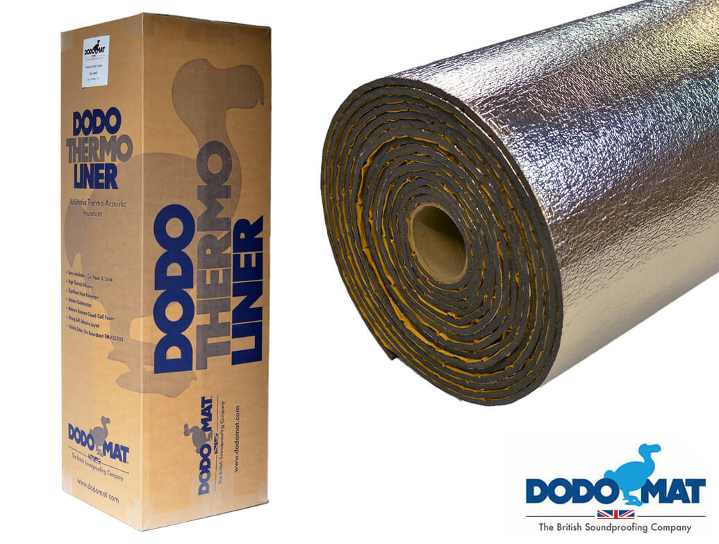 Dodo Mat - 6mm XPE Foam Thermal Liner inc Foil – 10m Roll