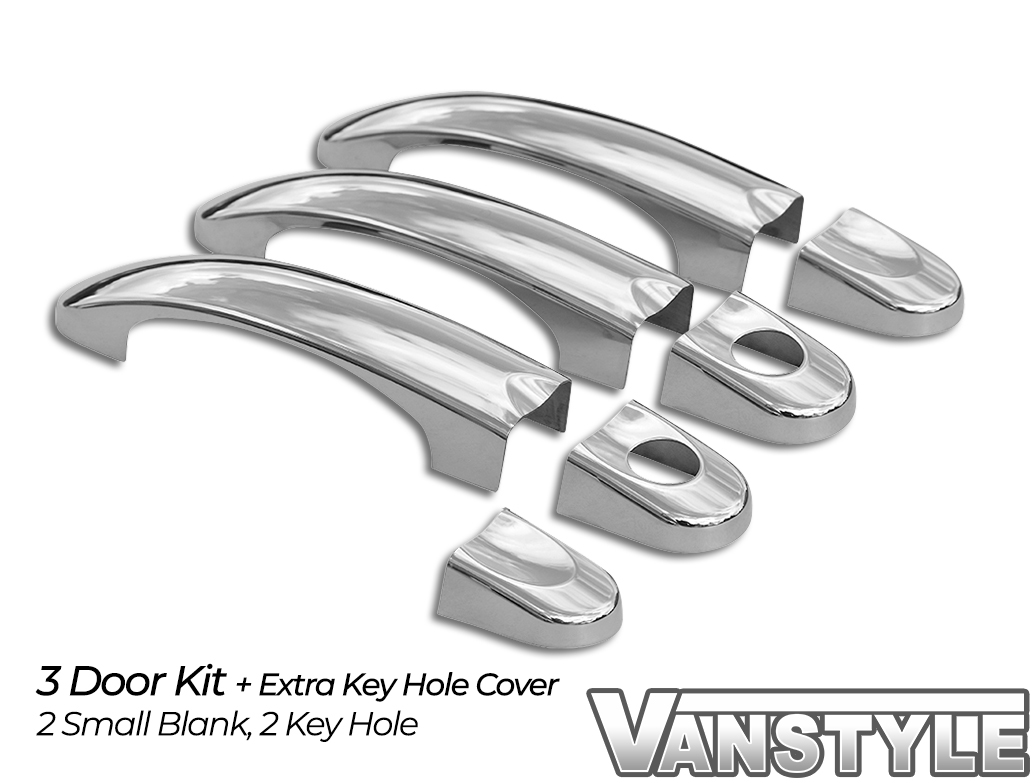 Door Handle Cover Set Stainless Steel - VW T5 T6 & Caddy