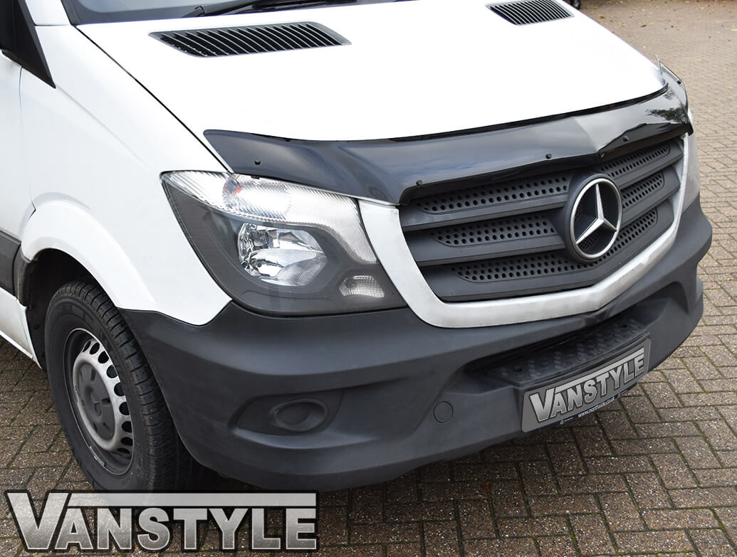 thumbnail image 2 of Smoke Black In-Channel Window Visors For Mercedes Sprinter 2500/3500 (2006-2018) – 2-Piece Rain Guard Set By SDZ 2 of 5