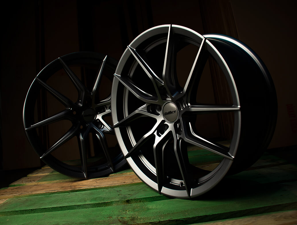 Calibre Verso Gun Metal Load Rated 18in Wheel & Tyre - VW T5 T6